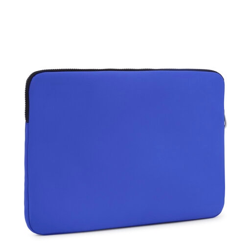 Jaskrawo-błękitny pokrowiec na laptopa TOUS Cushion