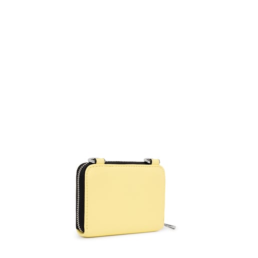 Yellow Hanging change purse TOUS Carol