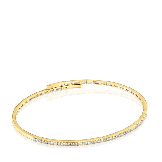 Gold bracelet with diamonds Les Classiques | TOUS