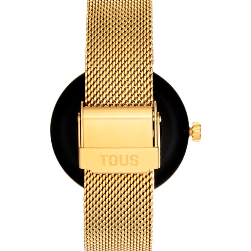 Smartwatch with gold-colored steel bracelet TOUS S-CONNECT