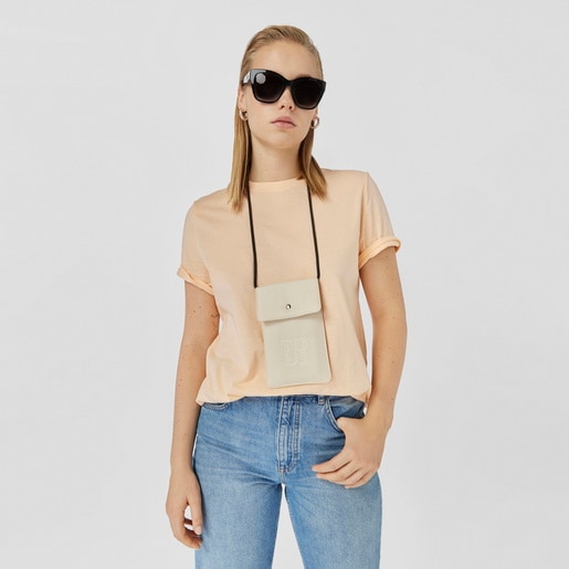 حامل هواتف خلوية Balloon Soft من TOUS باللون البيج