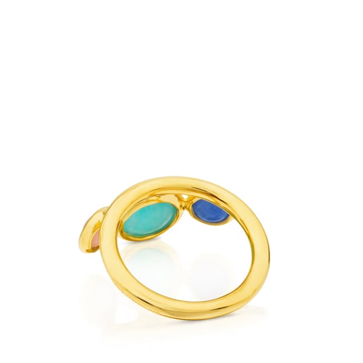 Vermeil Silver Alecia Ring with Amazonite