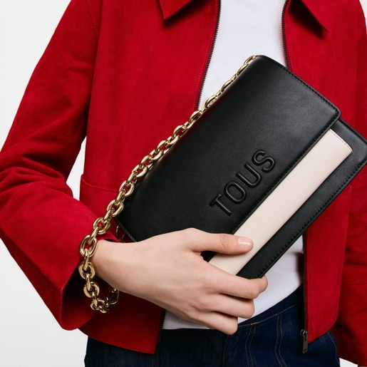 Medium black Audree Crossbody bag Kaos Icon