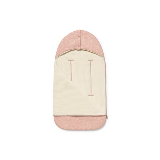 Universal-fit baby footmuff in Arc pink