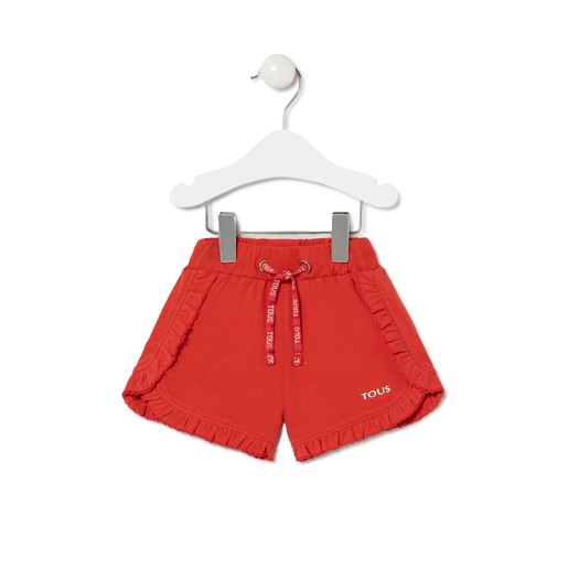 Shorts desportivos de menina Casual Coral