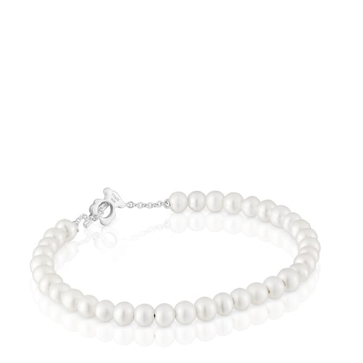 Bracciale rigido con perle coltivate I-Bear