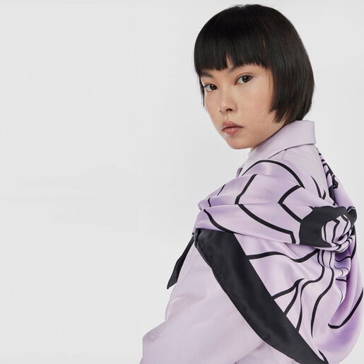 Mauve polyester TOUS Maar Scarf
