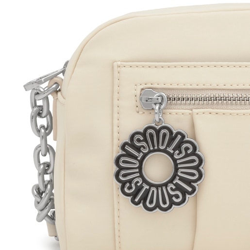 Medium beige Crossbody bag TOUS Jane Soft