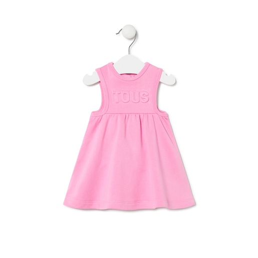 Vestido de bebé menina Classic cor-de-rosa