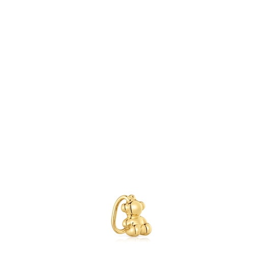18 kt gold plating over silver bear Earcuff Bold Bear