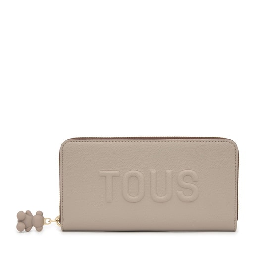 Taupe-colored Wallet TOUS Back to Basics