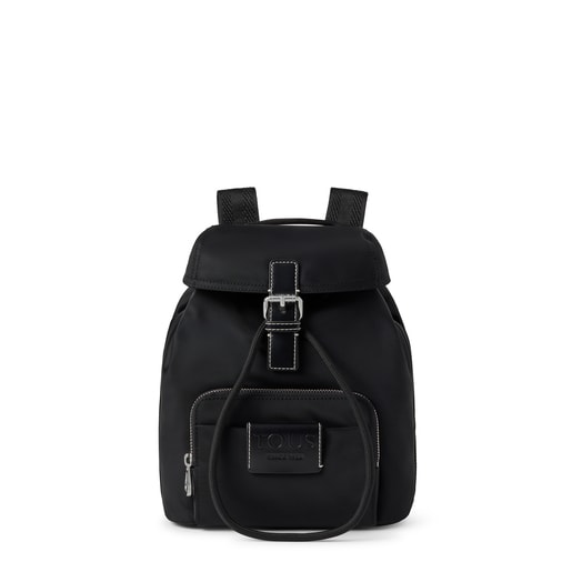 Kleiner Rucksack Empire Soft Chain in Schwarz