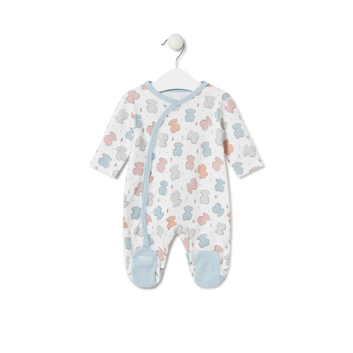 Baby playsuit in Colors blue