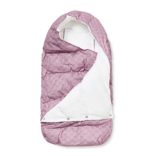 Footmuff for pushchair in Tec Icon pink