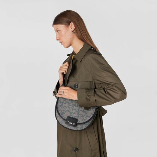 Medium black Amaya Kaos Icon Crossbody bag