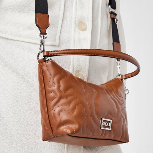 Bolso de hombro Kaos Dream marrón