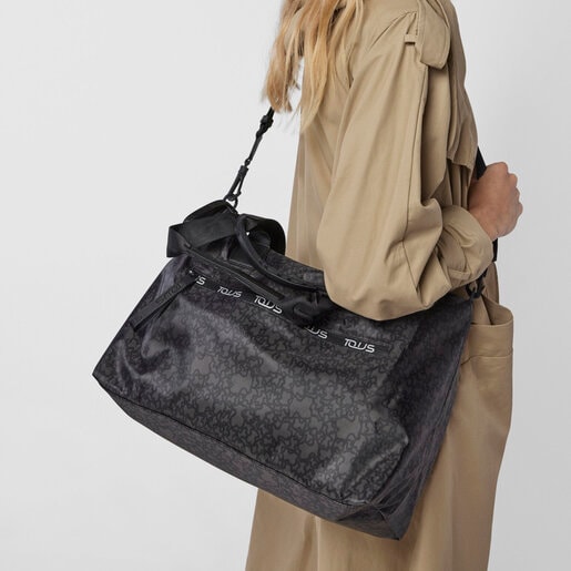 Чернo-серая спортивная сумка Kaos Mini Sport