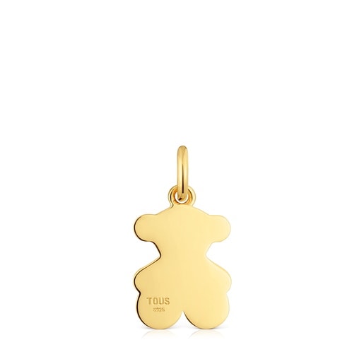Projected-bear Pendant with 18kt gold plating over silver TOUS Sweet 40s