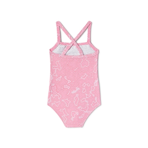Girls swimsuit in MKaos pink