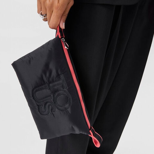 ブラックのメイクポーチ TOUS Balloon Soft