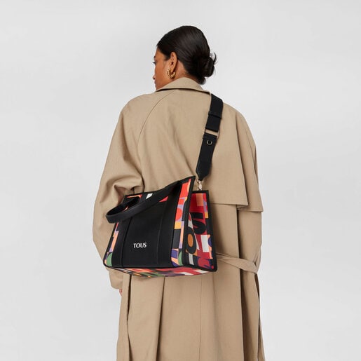 Shopping mediano Amaya negro TOUS Mimic