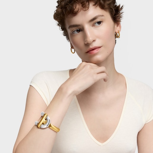 Pulsera esclava bicolor TOUS MANIFESTO