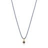 Magic Nature Necklace with iolite and blue cord