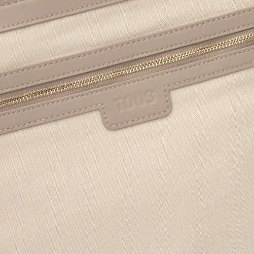 حقيبة كتف باللون الرمادي الداكن من التشكيلة TOUS Fold