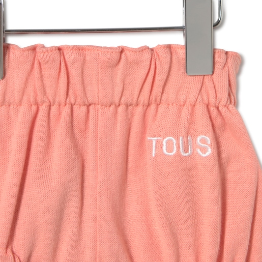 Conjunto de bebé niña de tirantes Star rosa