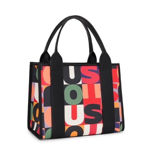 Shopping mediano Amaya negro TOUS Mimic