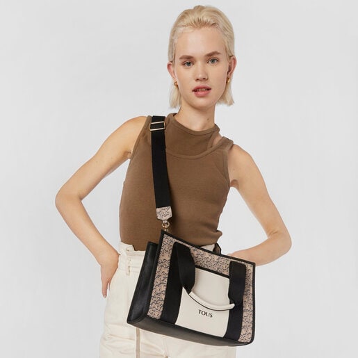 トープのミディアムショッピングバッグ TOUS Kaos Mini Evolution Amaya