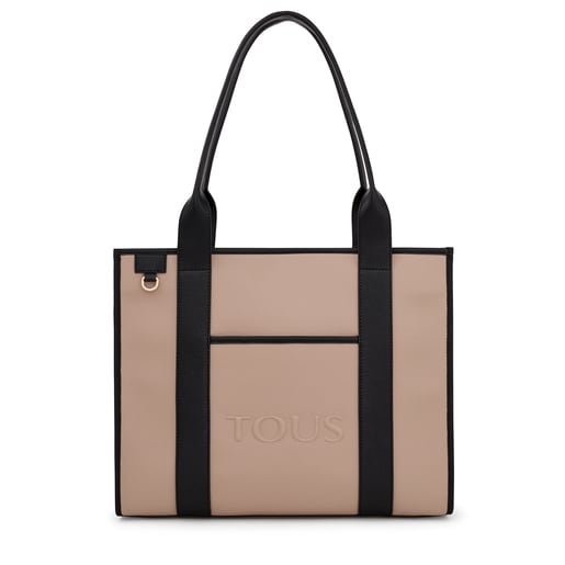 Sac shopping Amaya TOUS La Rue grand taupe