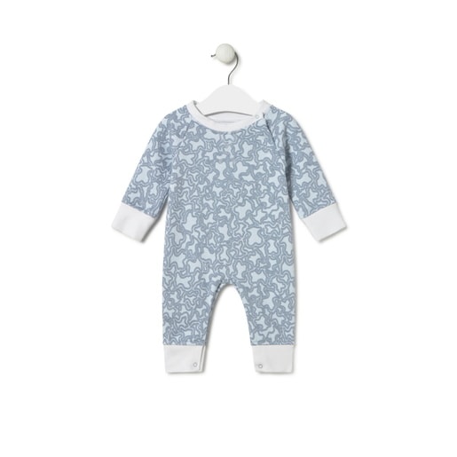 Baby playsuit in KaosP sky blue