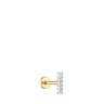 Piercing de oro 14 kt y tira diamantes 6 mm TOUS Basics