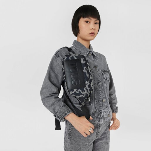 Riñonera negra Kaos Pix Soft