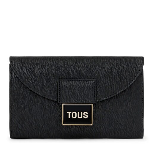 Black TOUS Sylvia Flap Wallet TOUS
