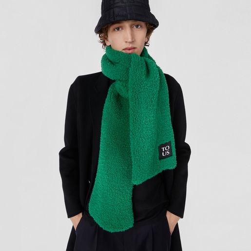צעיף TOUS Pop Warm בצבע ירוק