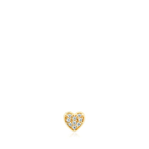 Gold Les Classiques Earring with diamonds