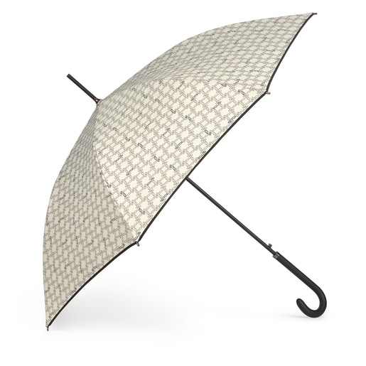 Parapluie Logogram grand beige