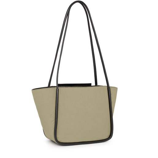 khaki TOUS Empire Cotton Tote bag