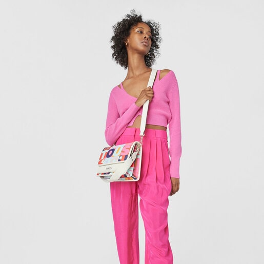 Medium beige TOUS Mimic Audree Crossbody Bag