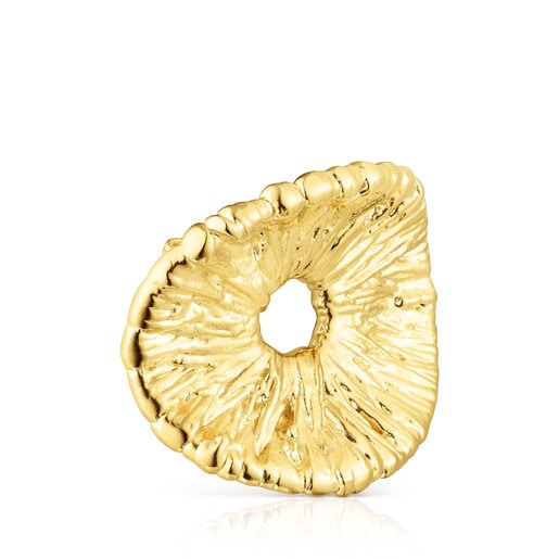 Silver vermeil Wicker Brooch | TOUS