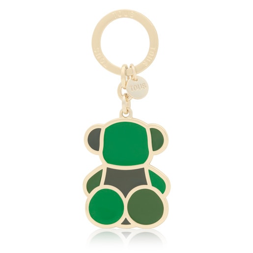 حلقة مفاتيح منقوشة باللون الأخضر من تشكيلة TOUS Bear