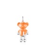Colgante Teddy Bear de plata y esmalte naranja - Exclusivo online