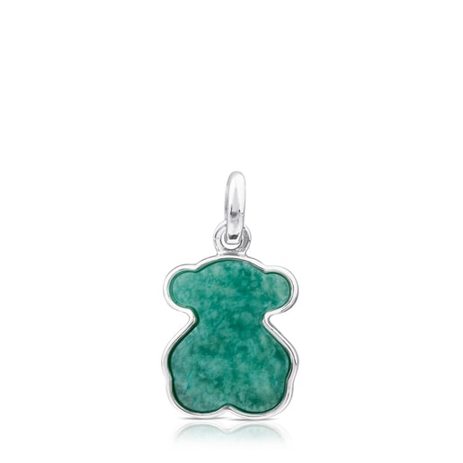 Silver New Color Pendant with Amazonite