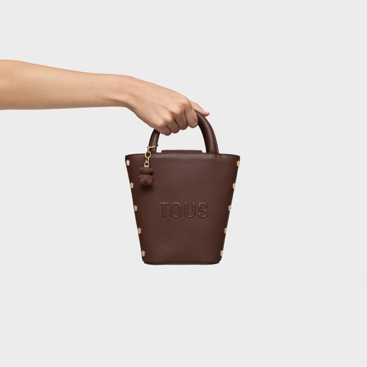 ブラウンのミニバッグ TOUS Back to basics