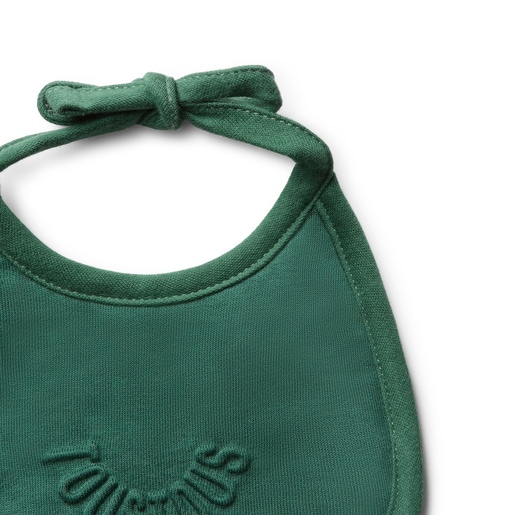 Baby bib set in Trend green