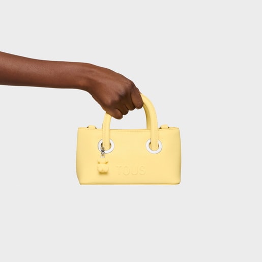 Small yellow City bag TOUS Poppy