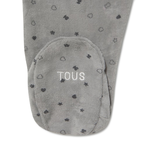 Baby pyjamas in Mini grey