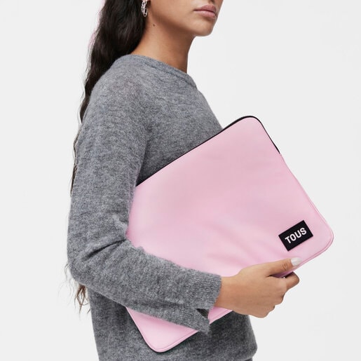 Housse pour ordinateur portable rose TOUS Cushion